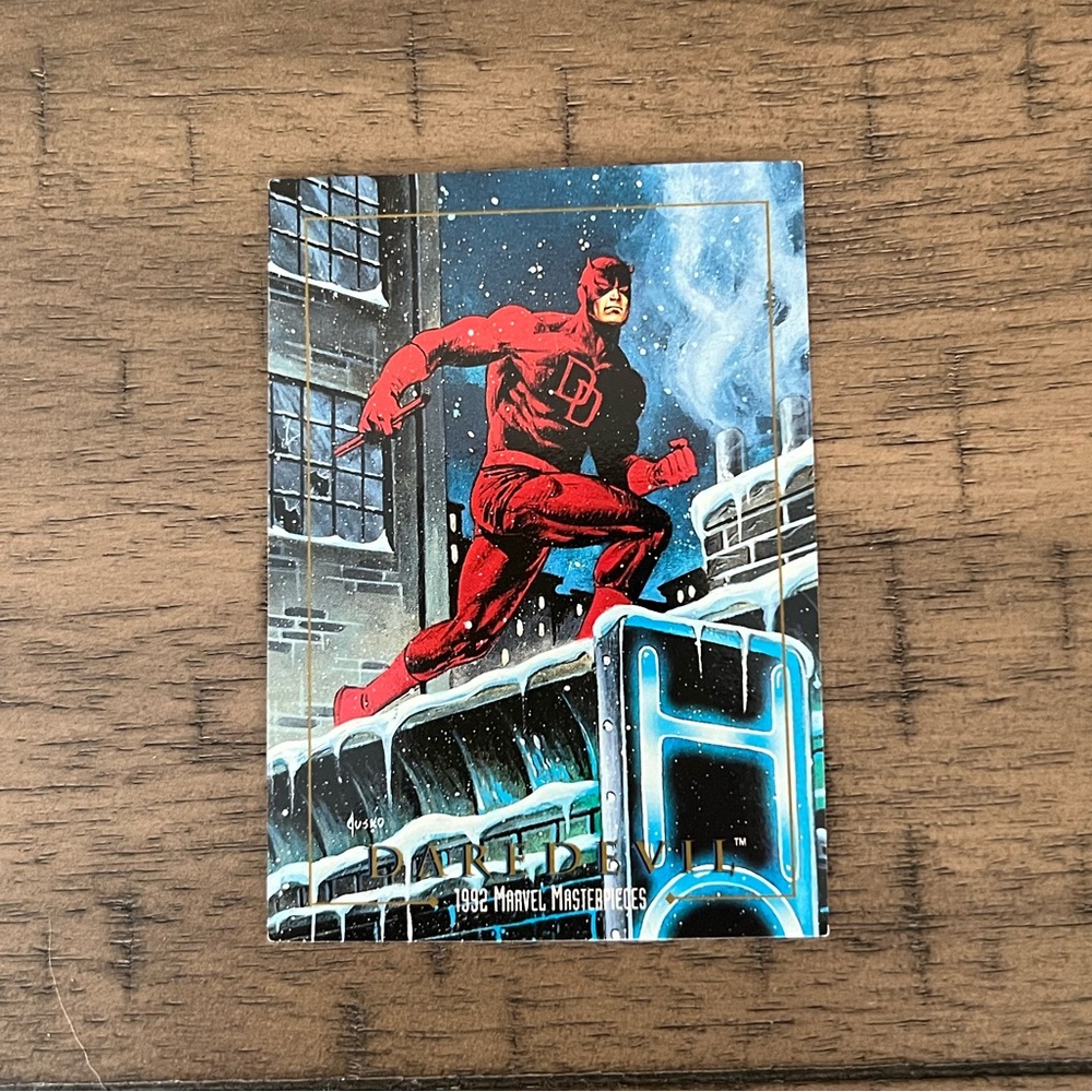 Daredevil 1992 Skybox Marvel Masterpieces #12 Trading Card